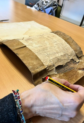 Documento histórico en Alfaro