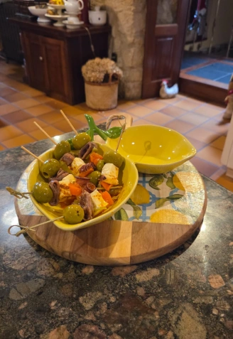 Marta Cerdido también elabora para sus comidas "gildas" caseras