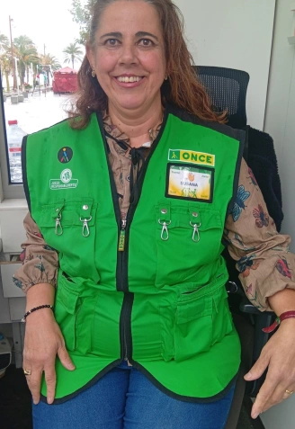 La vendedora de la ONCE Susana González BáezSOCIEDAD ONCE