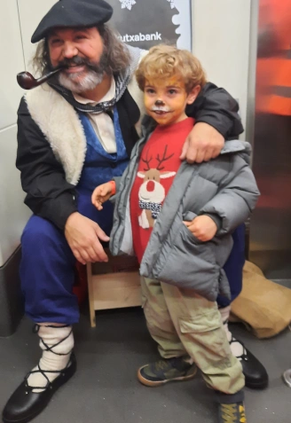 Olentzero ha escuchado las peticiones de todos los niños