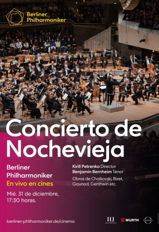 Cartel del Concierto de Nochevieja en el cine