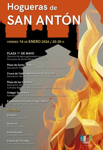 Úbeda se prepara para celebrar San Antón con diez hogueras repartidas por la ciudad