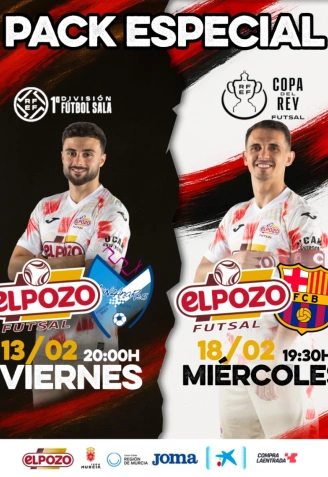 ElPozo Murcia lanza una promoción especial para dos partidos