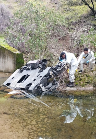 La Guardia Civil tenía localizada que se desplazó 300 metros por el impacto