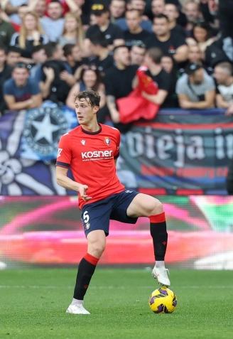 Jorge Herrando, futbolista de Osasuna