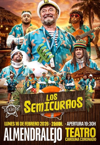 Cartel de la Chirigota del Sheriff en Almendralejo