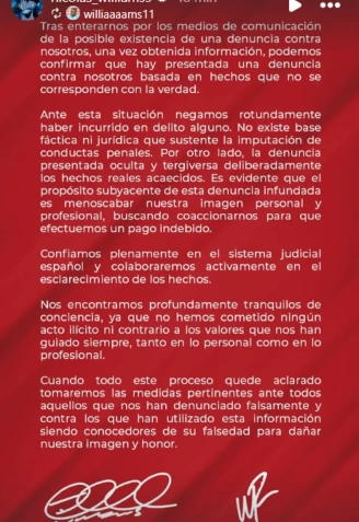 Iñaki Williams ya negó los hechos el pasado mes de julio.