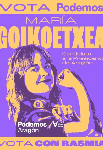 María Goikoetxea es la candidata de la coalición Podemos-Alianza Verde.