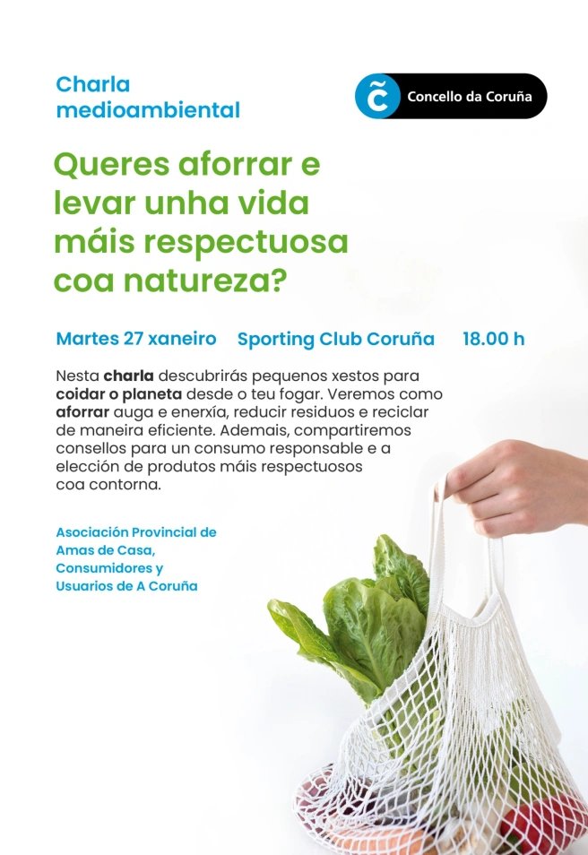 Charla organizada por la asociación de Amas de Casa de A Coruña