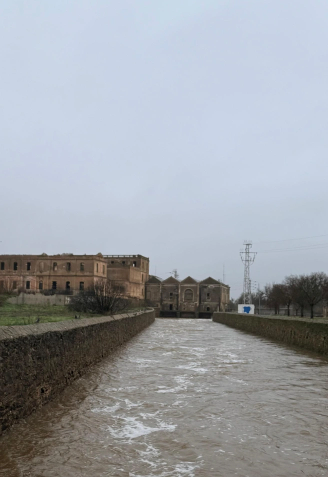Canal de los Ayala y Casa de la Luz, en Badajoz