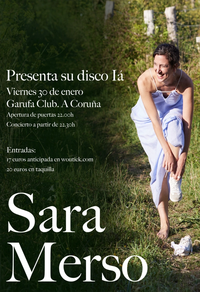 Concierto de Sara Merso en el pub Garufa en A Coruña