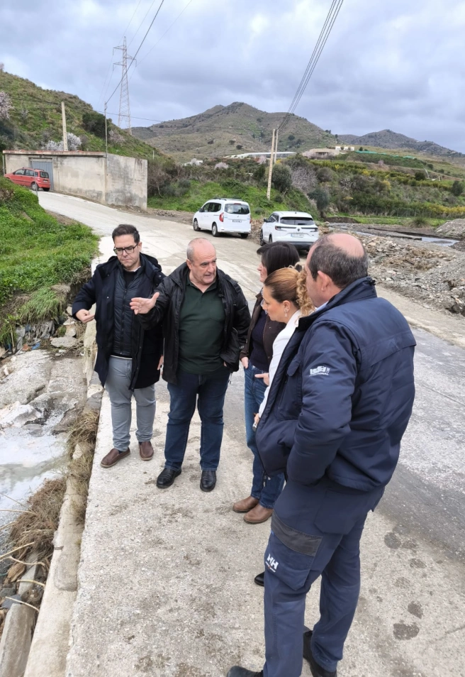 La Mancomunidad se moviliza para reparar la tubería de Ítrabo dañada por la borrasca