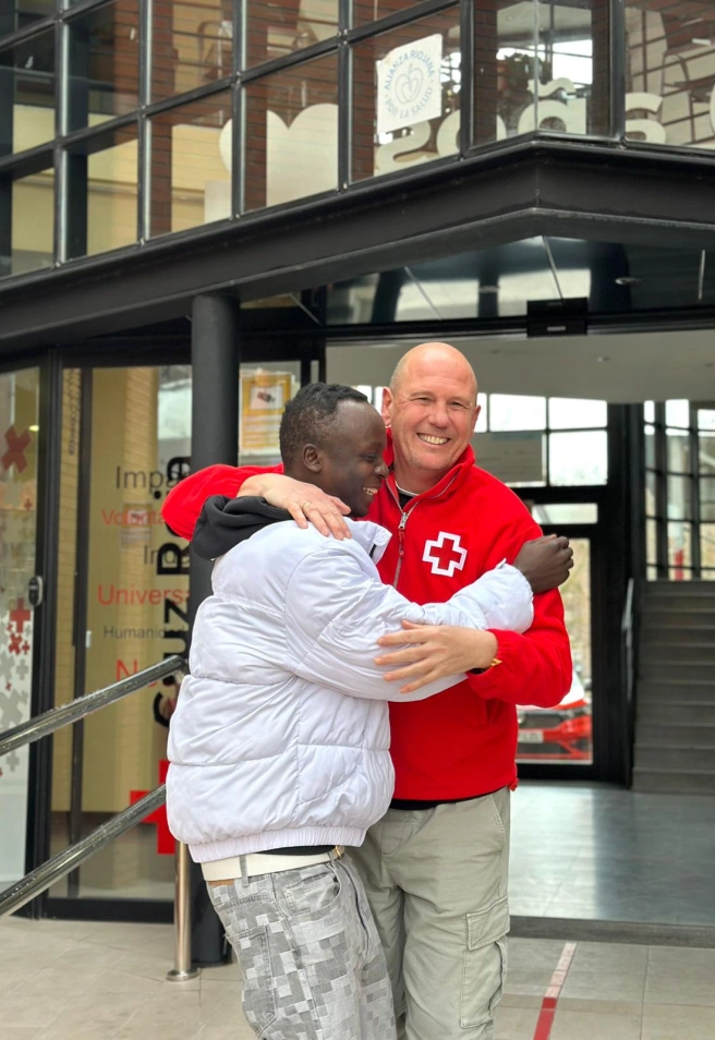Ousmane en Cruz Roja
