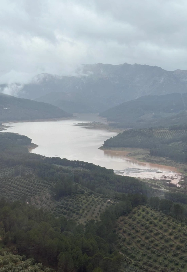 El Tranco, desde Hornos