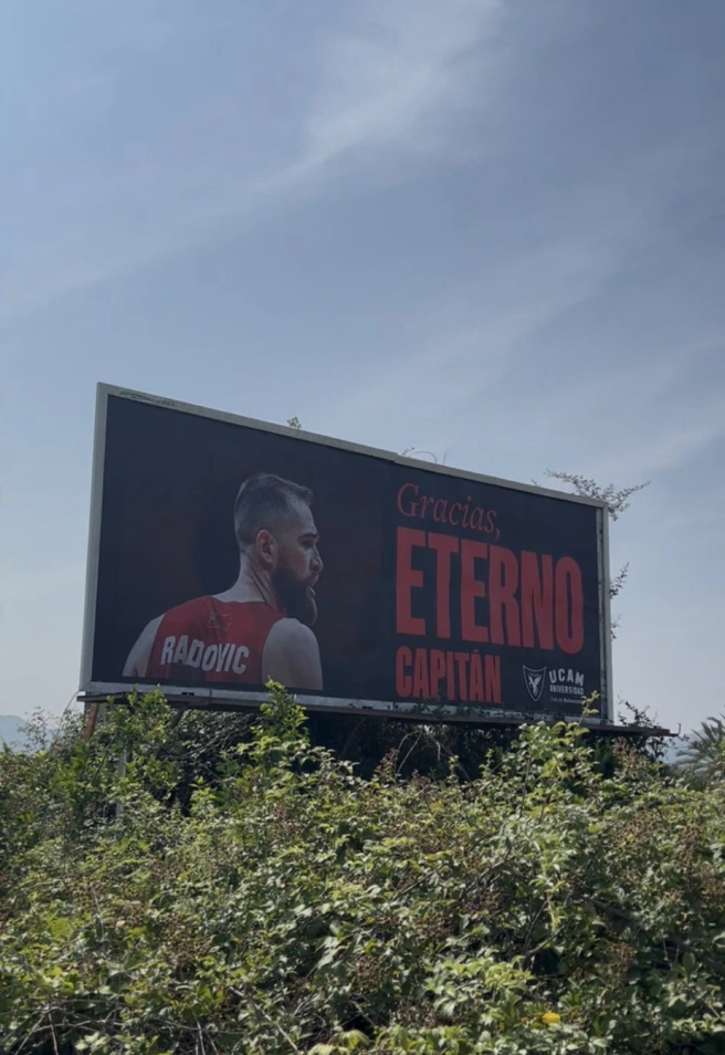 Radovic siempre estará en el recuerdos de los aficionados de UCAM CB