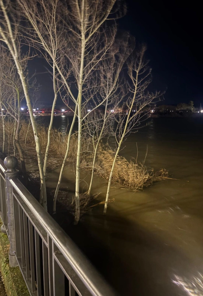 El Tajo en Talavera de la Reina. 10 de Febrero