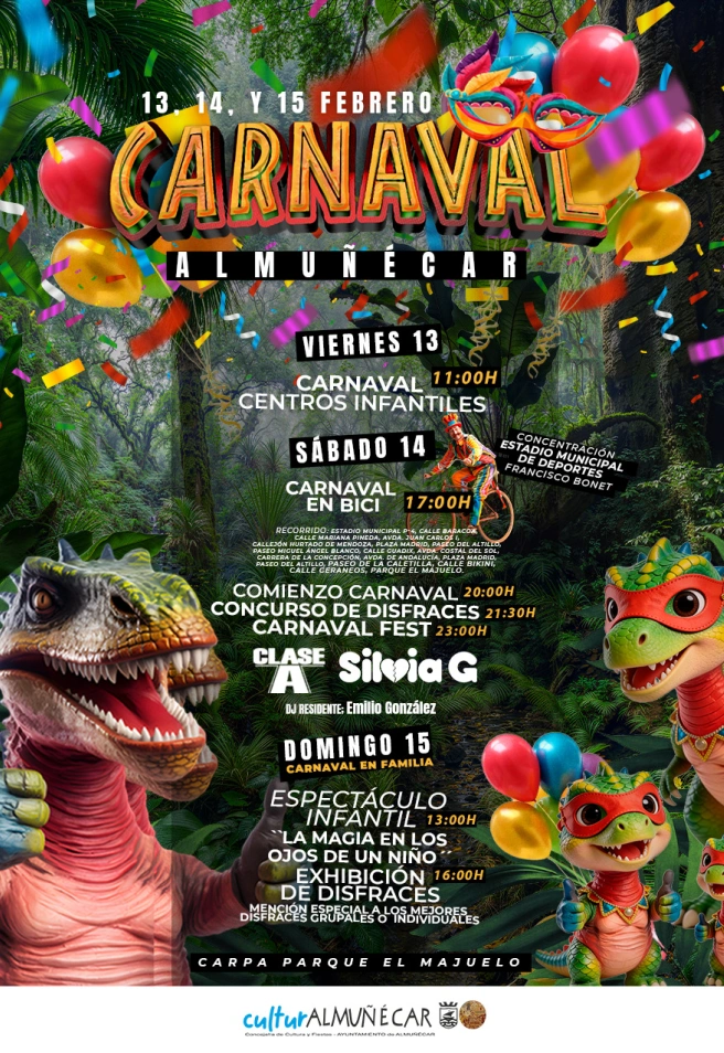 Almuñécar se prepara para un Carnaval 2026 lleno de música, color y actividades para todos