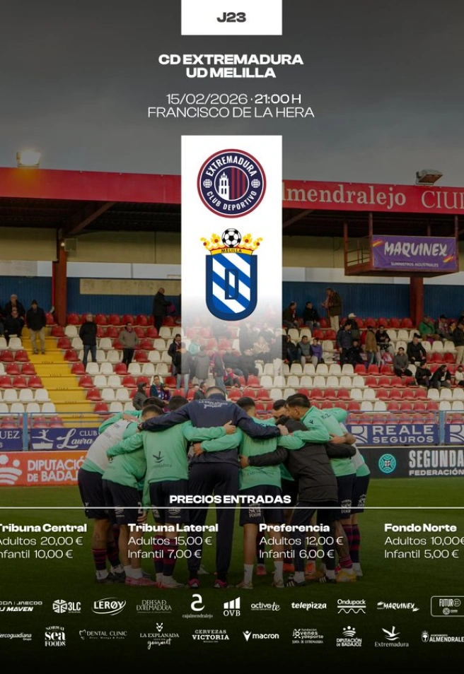 CARTEL EXTREMADURA-MELILLA