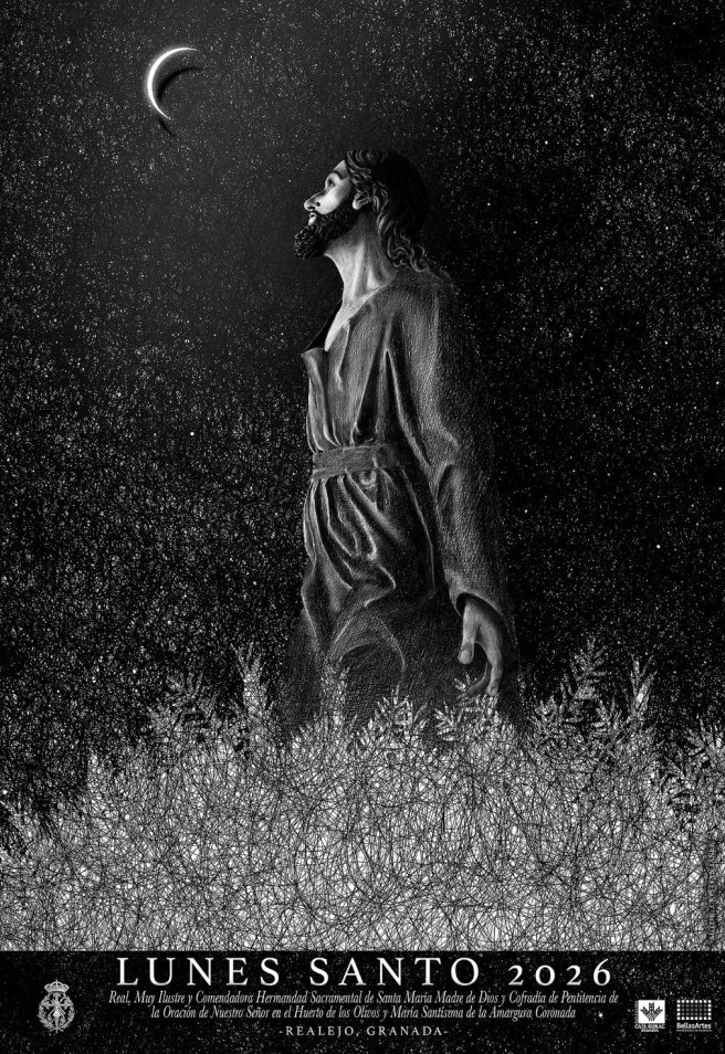 Cartel Cofradía de la Oración en el Huerto 2026