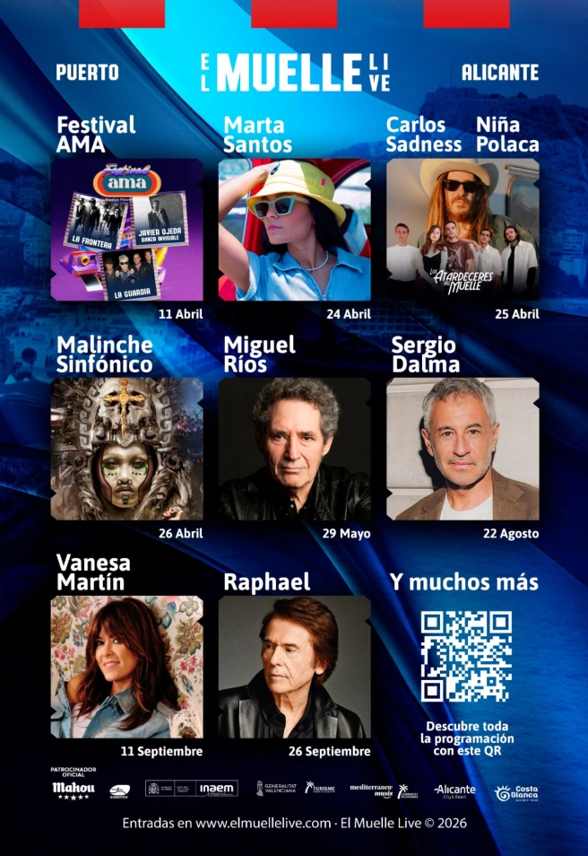 Cartel Muelle Live 2026