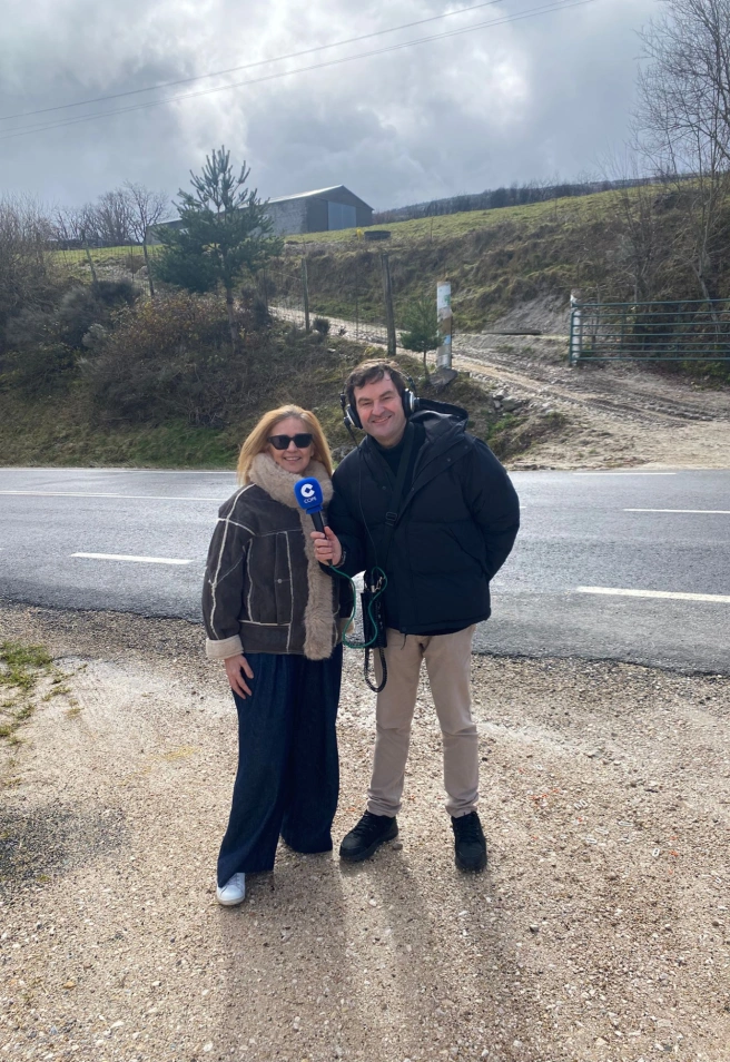 Isa, con Juan Maceiras