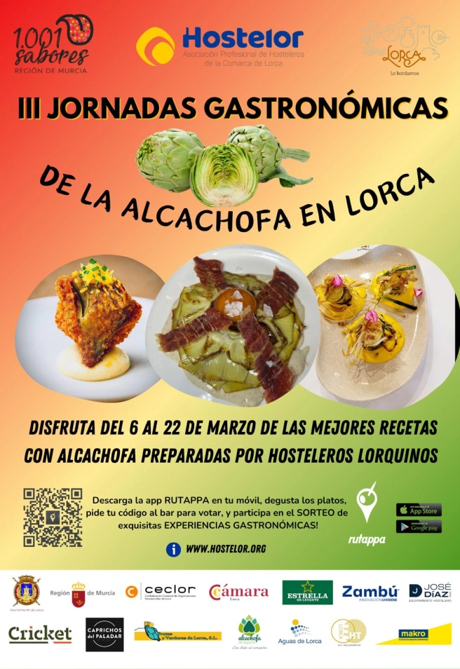 Cartel jornadas de la alcachofa