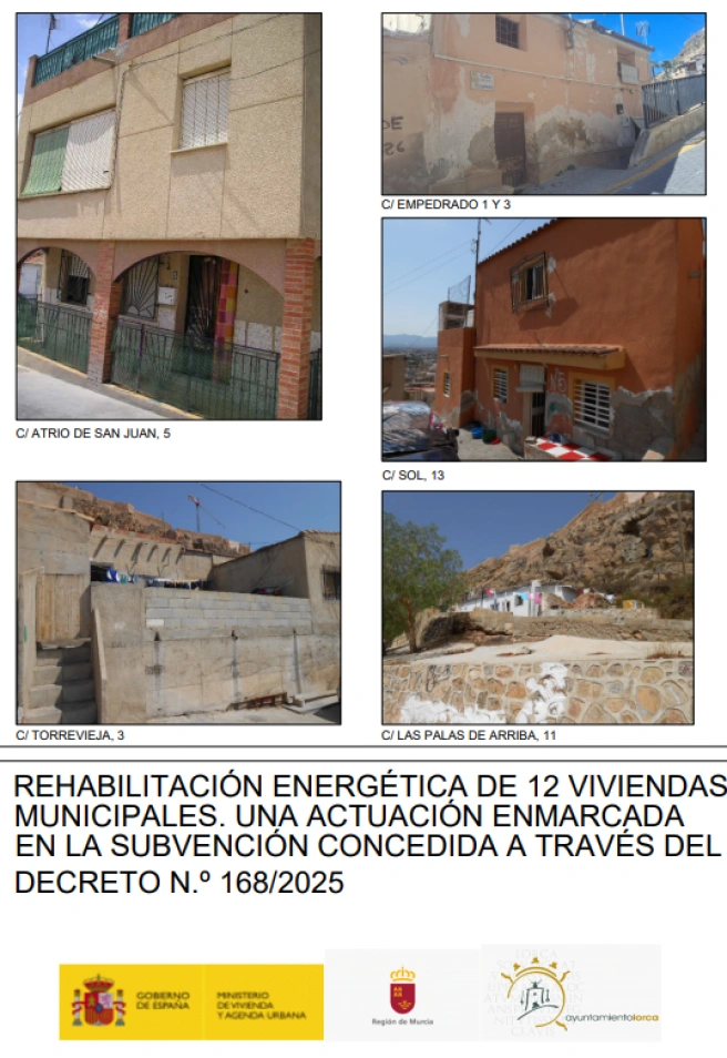 Inversión del Ayuntamiento de Lorca en Barrios Altos de Lorca