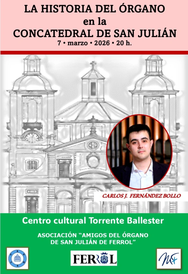 Cartel anunciador de la conferencia del sábado