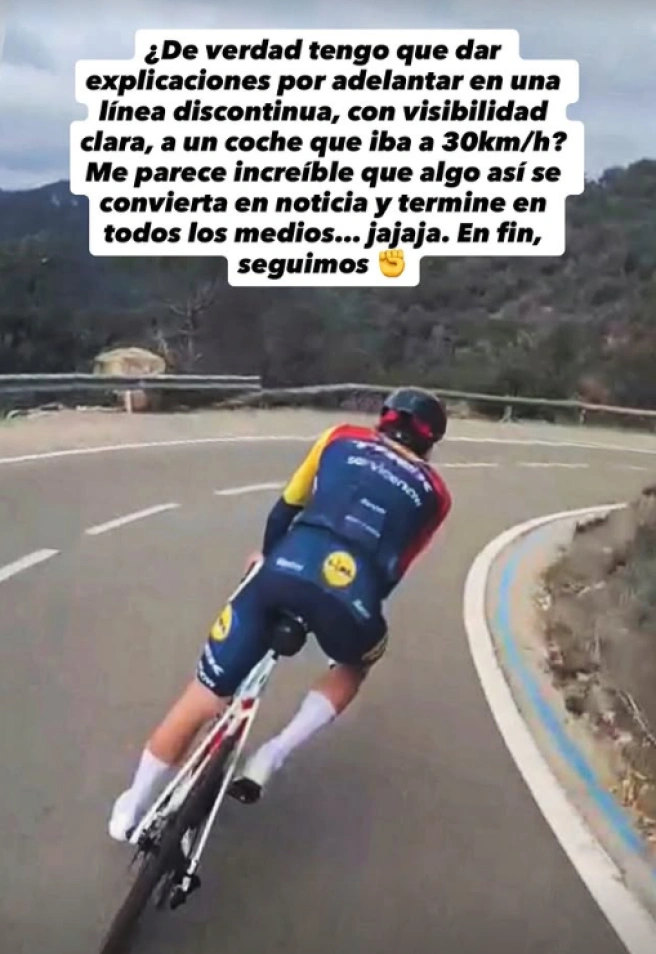 Aleix Espargaró habló en sus redes sociales de la polémica por su vídeo.