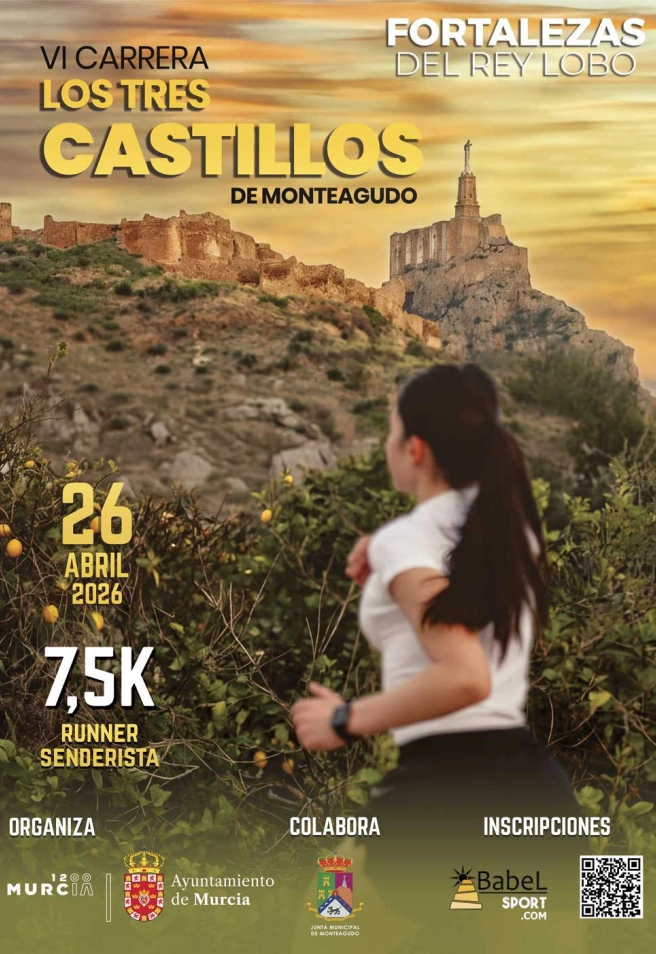 Cartel de la carrera popular 'Los Tres Castillos'