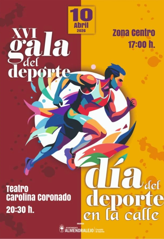 Cartel Gala Deporte Almendralejo