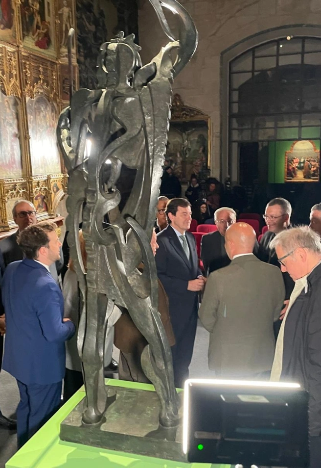 Mañueco, después de ofrecer la rueda de prensa