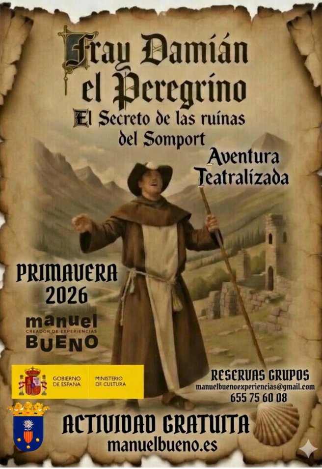 Fray Damián el peregrino realizará las visitas