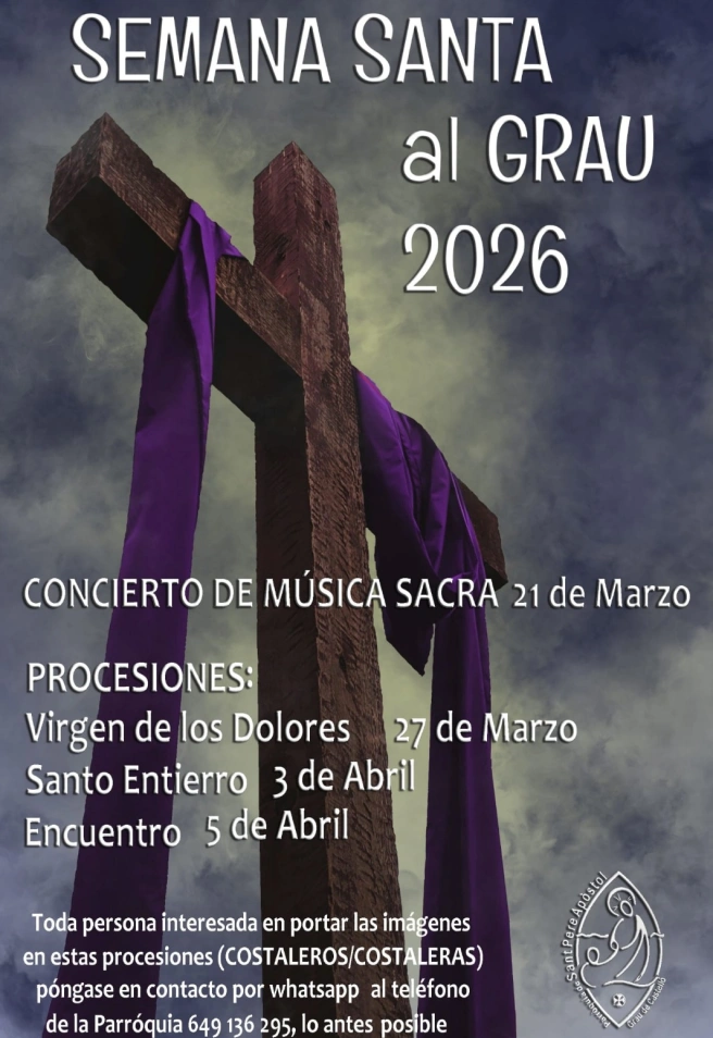 Celebraciones de Semana Santa en el Grao de Castellón.