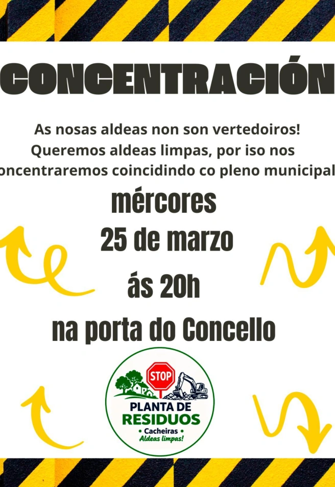 Cartel con el llamamiento a la concentración distribuido por la plataforma