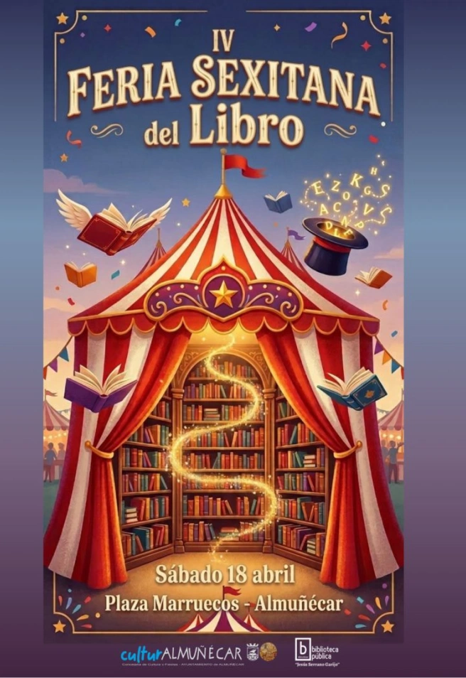 Almuñécar convierte su Feria del Libro en un gran espectáculo circense