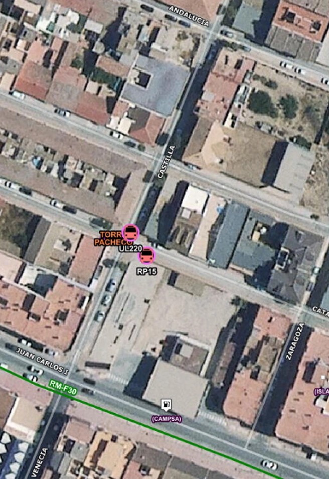 Zona incendio Torre Pacheco