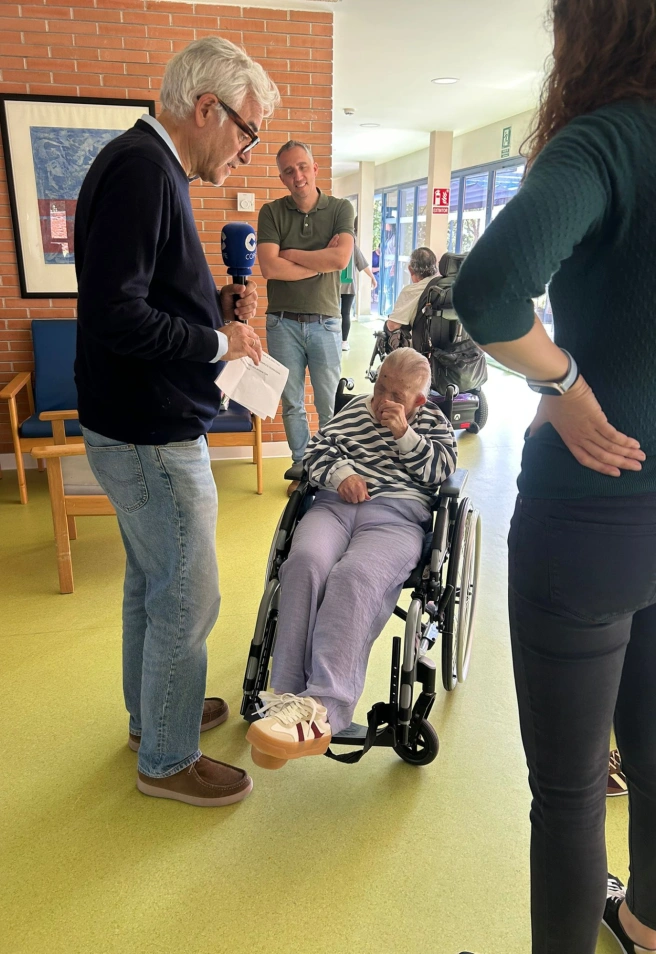 Fernando de Haro durante la entrevista