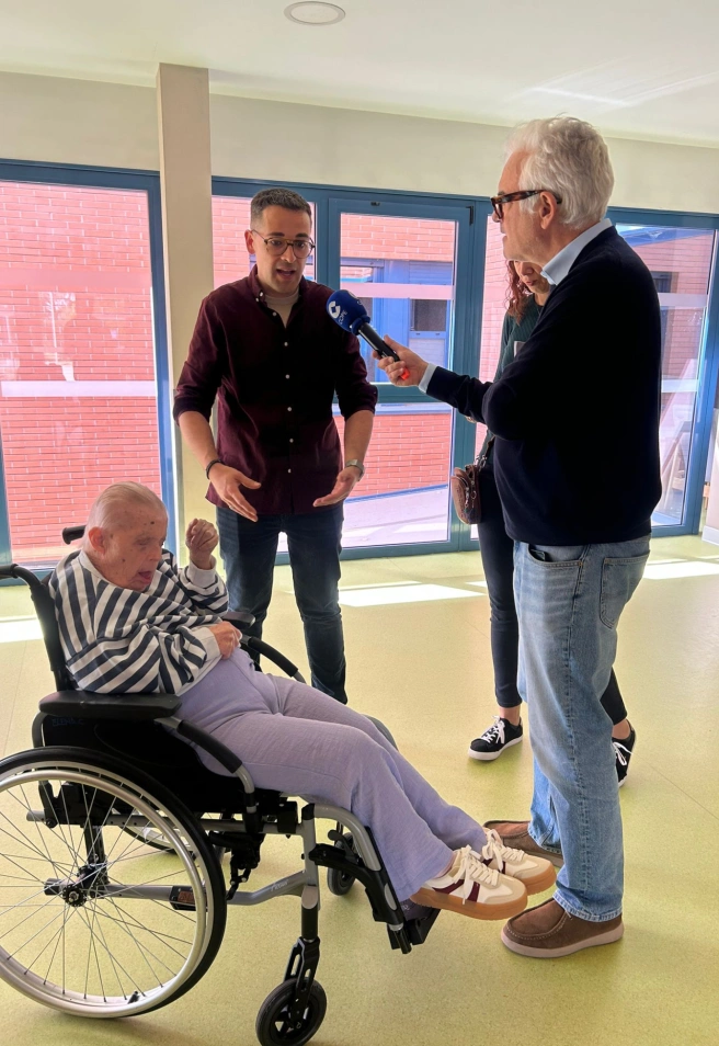 Fernando de Haro durante la entrevista