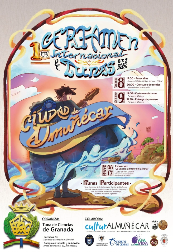 Almuñécar recupera la magia de las tunas con su primer certamen internacional