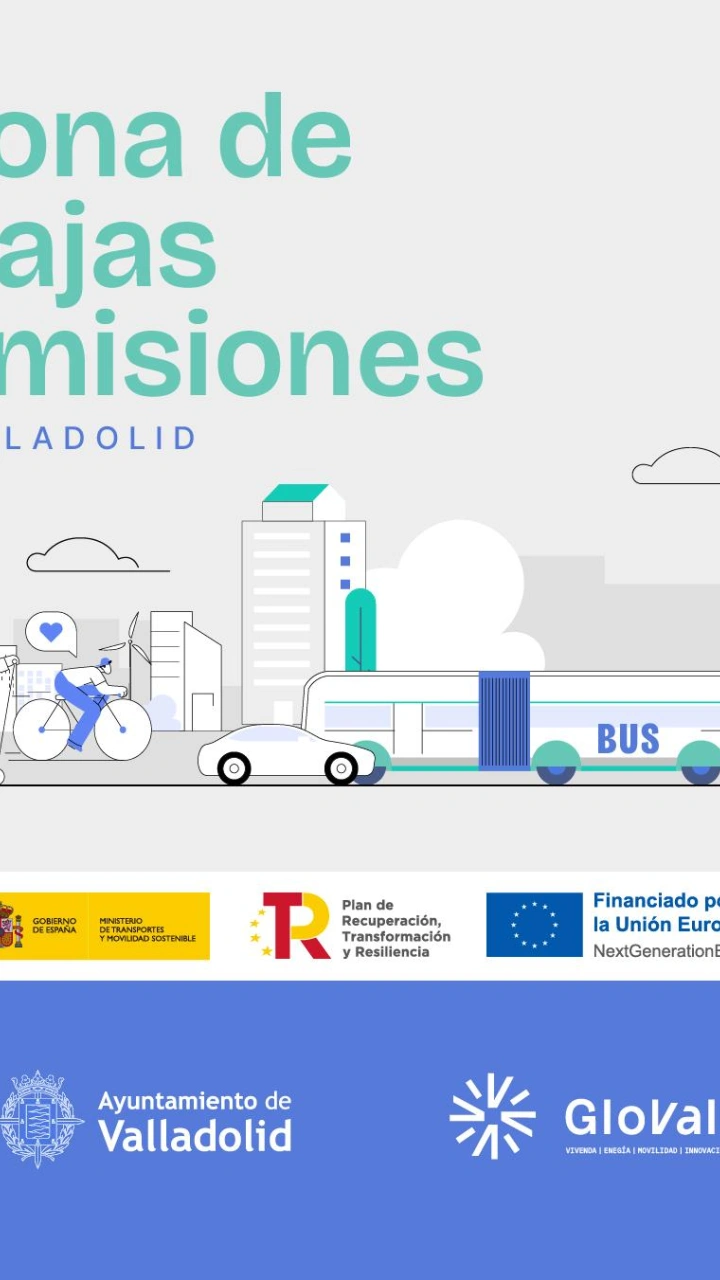 Primeros coches circulando por la Zona de Bajas Emisiones de Valladolid