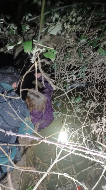 La Guardia Civil rescata en las frías aguas del Pisuerga a una mujer desorientada y agarrada a unas ramas