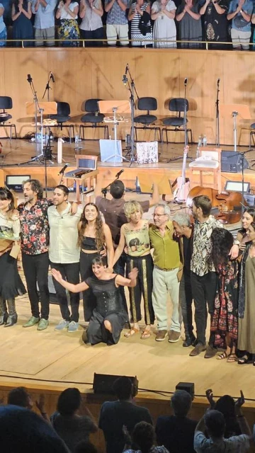 Participantes en el concierto