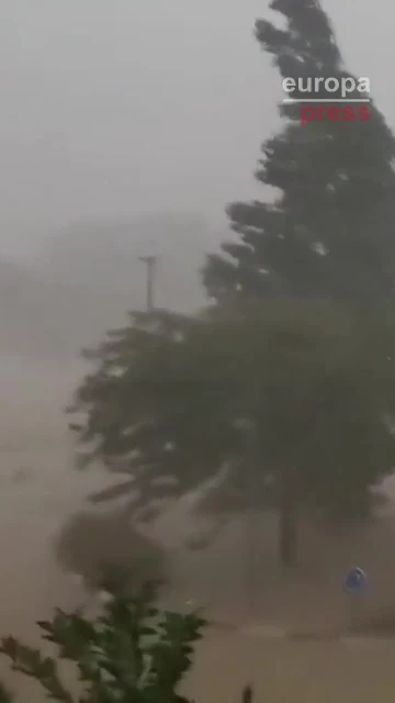 Lluvias torrenciales en Valencia, Castellón y Aragón