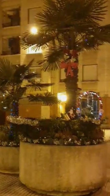 Parte de la decoración navideña de Txurdinaga