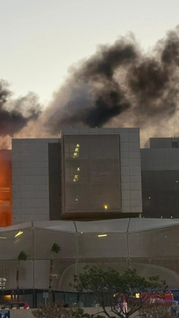 Fuego en el hospital de Santa Lucía