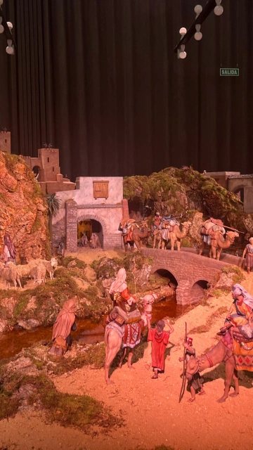 Imagen del pesebre del Portal de Belén