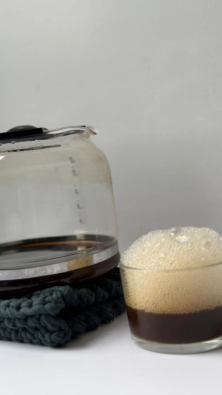 Espuma de café hecha con el Air Set