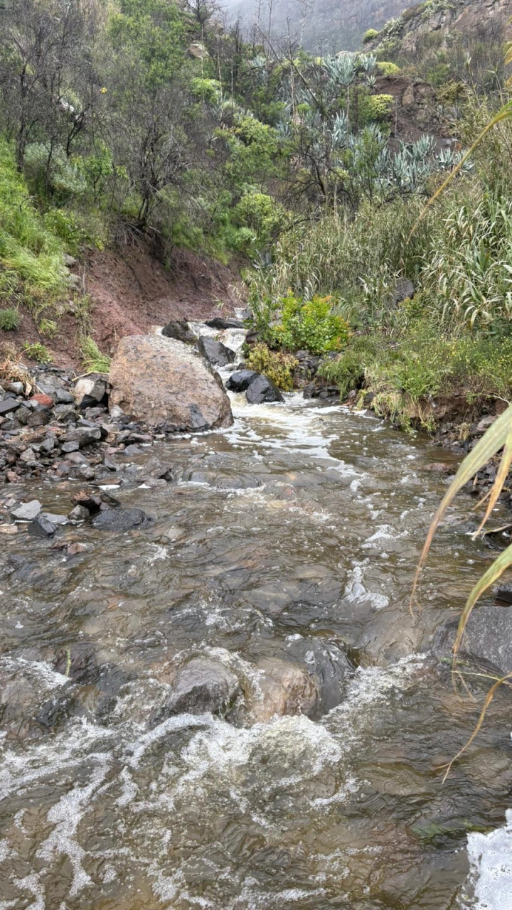 Entrevista Lucía, vecina incomunicada del Barranco de Agualatente, Gran Canaria