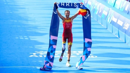 Daniel Molina, triatleta paralímpico campeón.